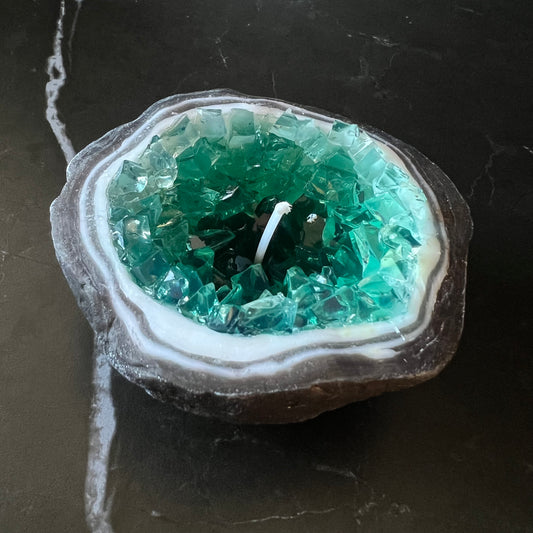 Geoden-Designkerze – Handgefertigte Duftkerze