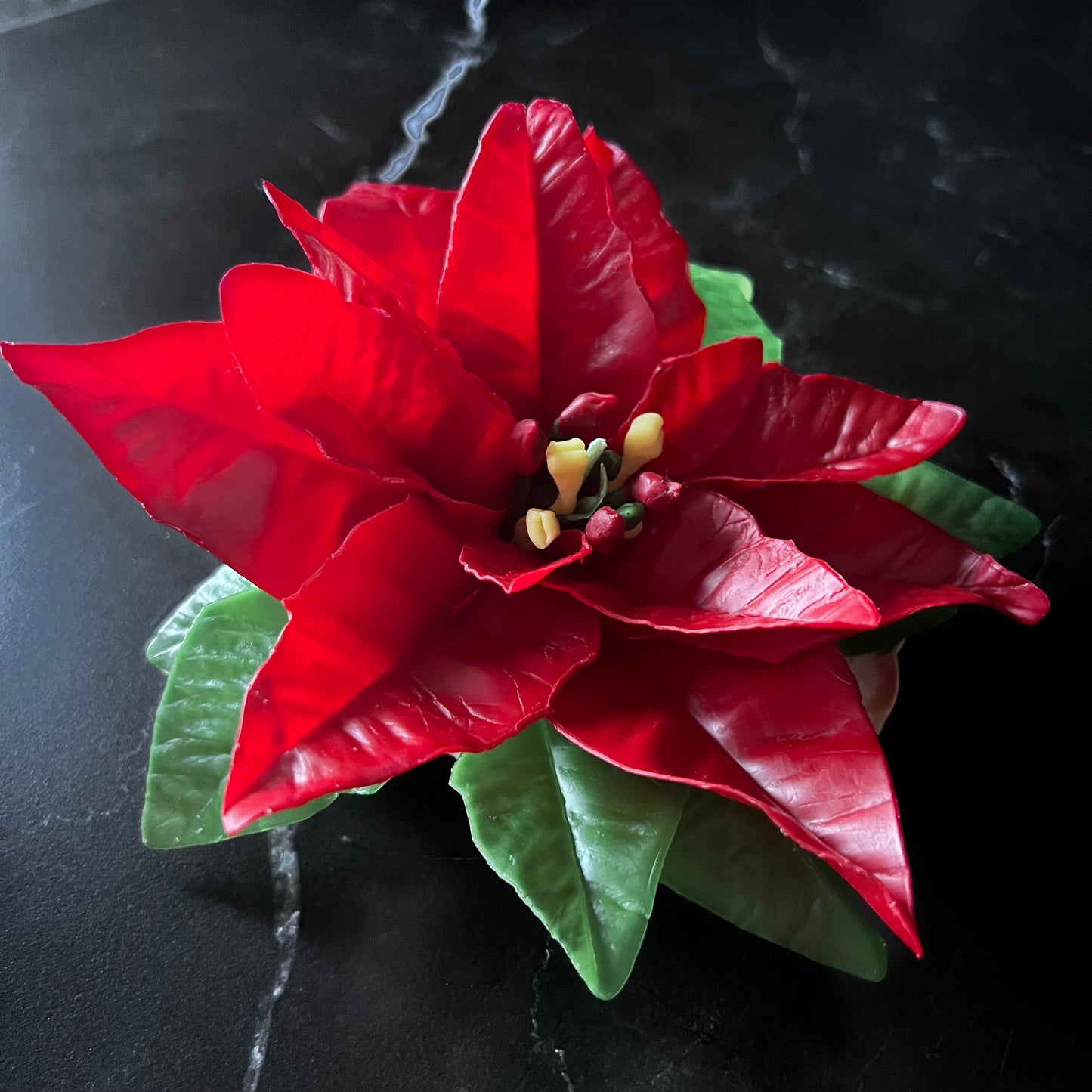 Weihnachtsstern-Kerze